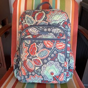 Vera Bradley Nomadic Floral Quilted Campus Backpack